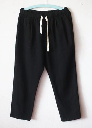Брюки на резинке с заниженым шаговым швом
