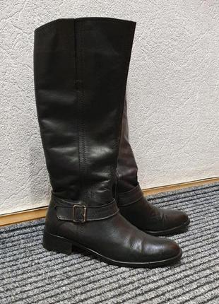Черные классические кожаные сапоги от итальянского бренда lavorazione artigianale3 фото