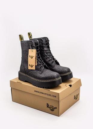 Ботильоны женские dr.martens jadon glitter (деми, без меха)