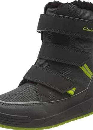 Зимние мембранные ботинки clarks 32,33р.