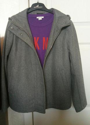 Женское пальто-куртка incity из полушерстяной ткани.3 фото