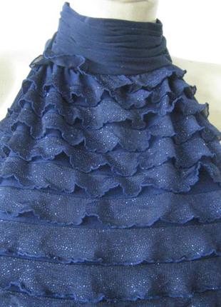 Платье американка темно-синее праздничное