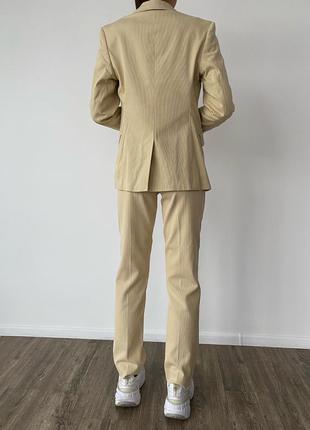 Винтажный вельветовый костюм пиджак и брюки4 фото