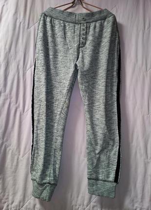 Теплі меланжеві спортивні штани-52-56разм.,janina.