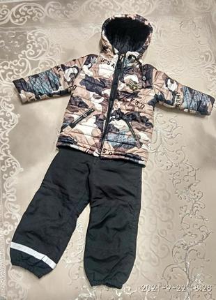 Детская зимняя куртка, зимова куртка парка 5-6 років2 фото