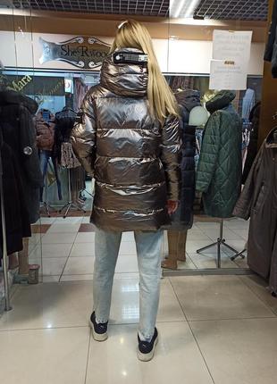 Модная женская зимняя куртка zlly супер качество3 фото