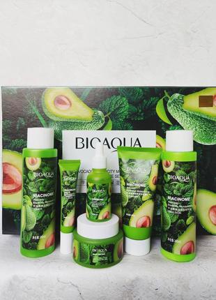 Подарочный набор уходовых средств за лицом bioaqua avocado
