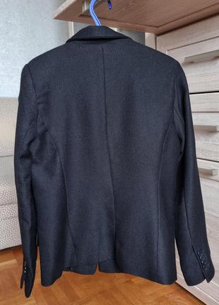 Классический стильный черный пиджак amisu2 фото