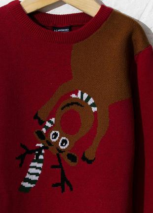Новогодний свитер lc waikiki  с оленем2 фото