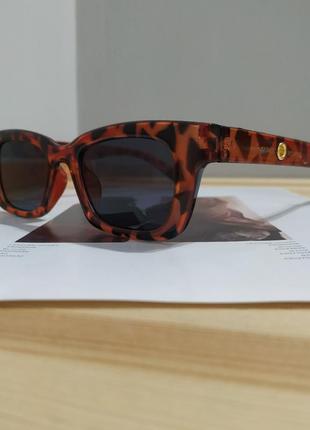 Тренд новые солнцезащитные очки ретро стиль wayfarer леопардовые анималистические окуляри сонцезахисні8 фото