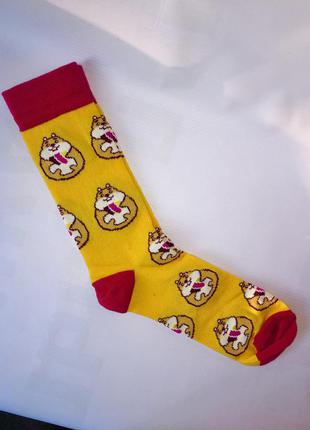 🧦 високі шкарпетки з хом'яками бурундуками тваринам довгі чоловічі жіночі
