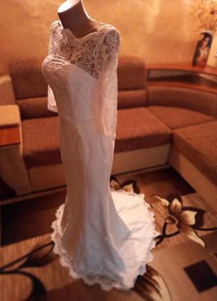 Шикарное свадебное платье chi chi london р.66 фото