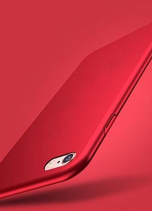 Роскошный яркий красный чехол бампер для мобильного телефона смартфона iphone айфона 6 6s 7