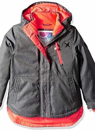 Зимова лижна соубордическая куртка парку big chill на дівчинку 6-7 років