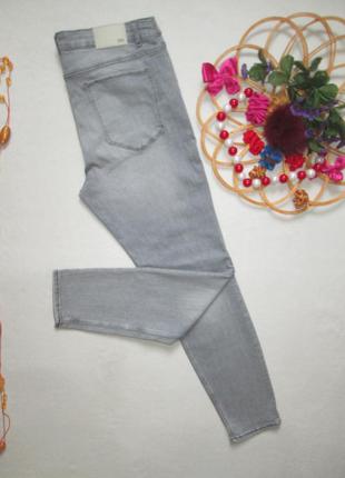 Суперовые стрейчевые серые джинсы скинни с рваностями zara оригинал 🍁🌹🍁6 фото