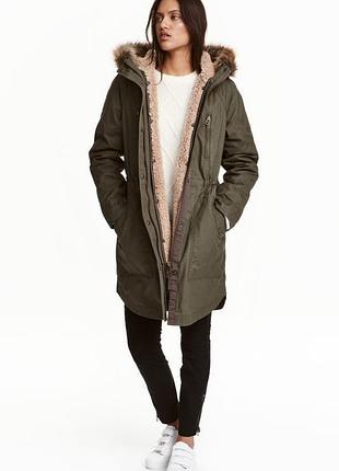 Тепла парка h&m нова куртка нм