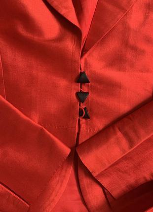Шикарный шёлковый пиджак vera mont2 фото