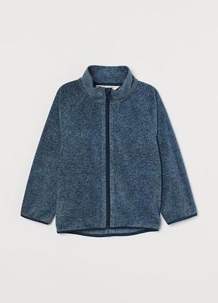 Теплая флисовая кофта на молнии для мальчика от h&m