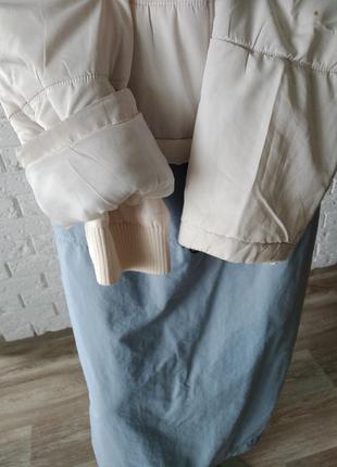 Белая куртка xl/ 52  (оригинал) распродажа!6 фото