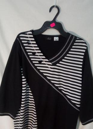Шикарна блуза блузка кофта з рукавом 3/4  paola pelle2 фото