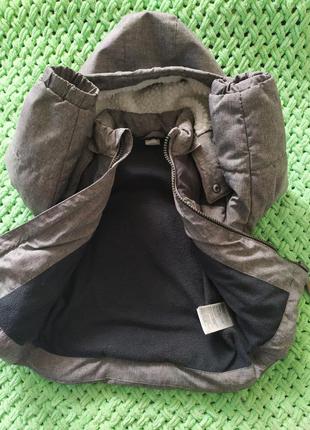 Курточка h&m утепленная 12-18м(86см)4 фото