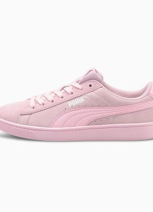 Оригінал puma яскраві кеди снікерси рожеві vikky v2 women's sneakers пума5 фото