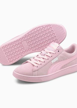 Оригинал puma яркие кеды сникерсы розовые  vikky v2 women's sneakers пума1 фото