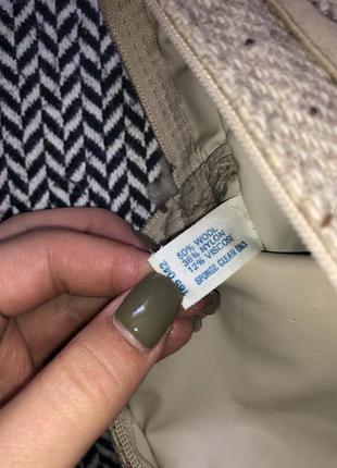 Шерсть шерстяная косметичка молния кейс натуральная