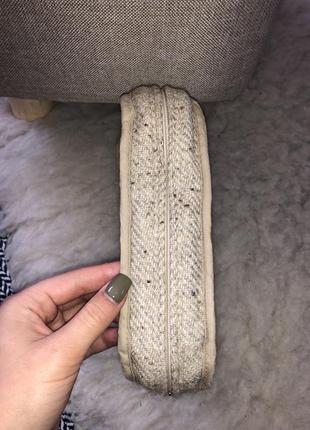 Шерсть шерстяная косметичка молния кейс натуральная