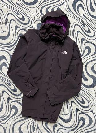 Ветровка the north face коричневая