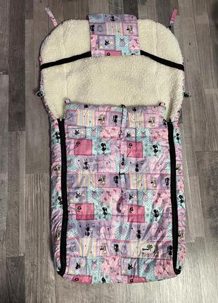 Теплий конверт в коляску , санки