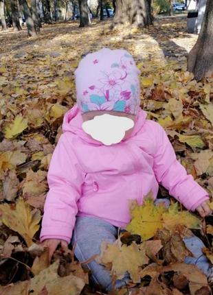 Демисезонная термо куртка фирмы primark на 9-18 мес.