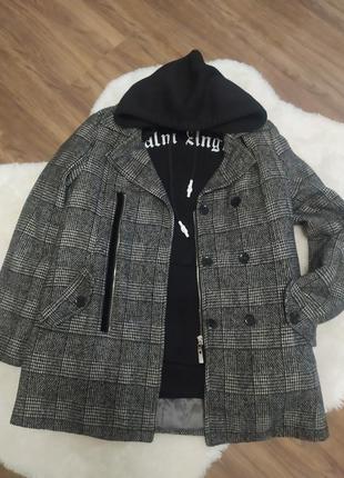 Пальто-пиджак утеплённое 160р(турция)4 фото