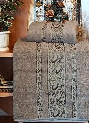 Махровое полотенце vip cotton cestepe , 100% хлопок, турция.4 фото