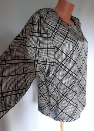 Винтажная шелковая блуза felicitas queisser(размер 38-40)1 фото