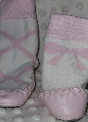 Носочки теплый пинетки домашние тапочки на девочку