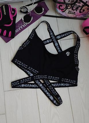 Топ как лиф верх спортивного купальника для фитнеса бега зала тренировок йоги