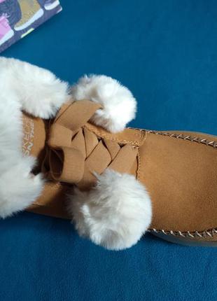Зимние ботинки на девочку skechers, размер 35.55 фото