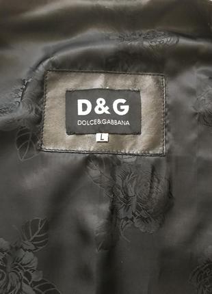Куртка кожаная d&g2 фото