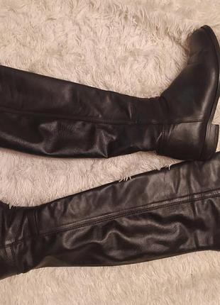 Шикарні шкіряна ботфорти