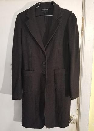 Пальто Ea7 Emporio Armani logo-print one-piece swimsuit.