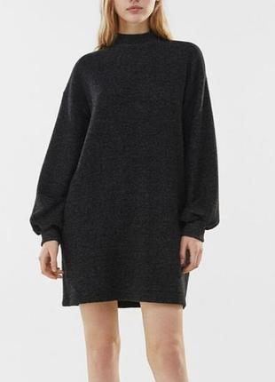 Тёплое, мягкое платье-туника bershka
