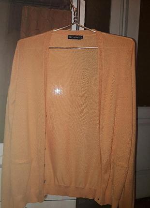 Шелк хлопок кардиган кофта
