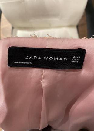 Нежно-розовый жакет пиджак zara3 фото