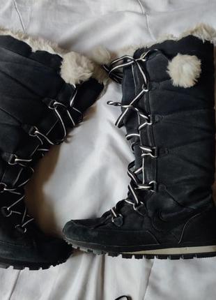 Теплые женские теплые сапоги/сапожки/  высокие ботинки nike winter hi