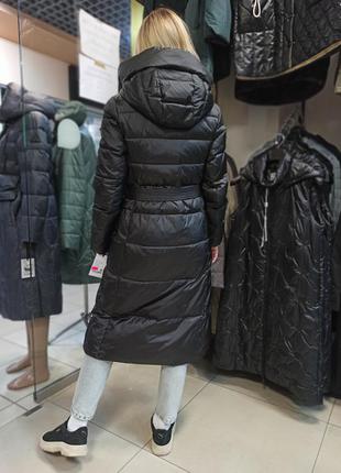 Новая коллекция clasna, зимняя куртка пальто пуховик clasna с пояс сумкой10 фото