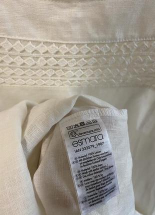 Сукня льон лляне 100% з кишенями без рукавів міді midi вишивка німеччина сарафан5 фото