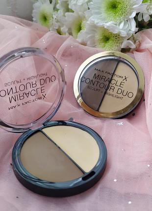 Скульптор хайлайтер 2 в 1 max factor miracle contour duo