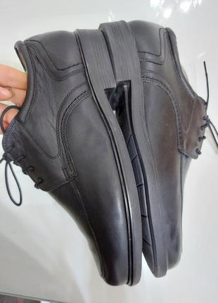 Кожаные туфли премиум бренда sioux р. 44-45/оригинал/германия5 фото
