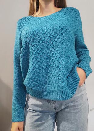 Тёплый свитер оверсайз